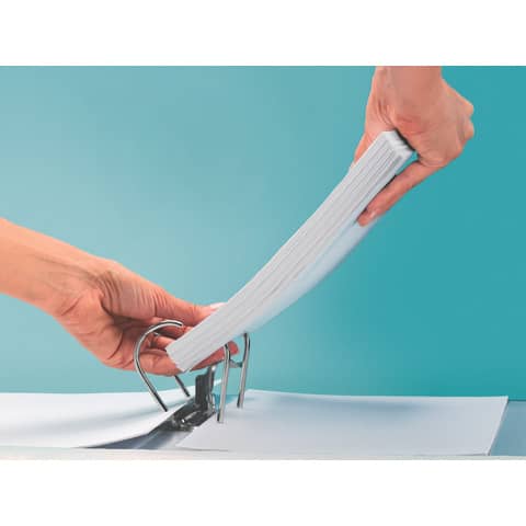 Raccoglitore a leva a 2 anelli bianco Leitz dorso 75 mm 42250001